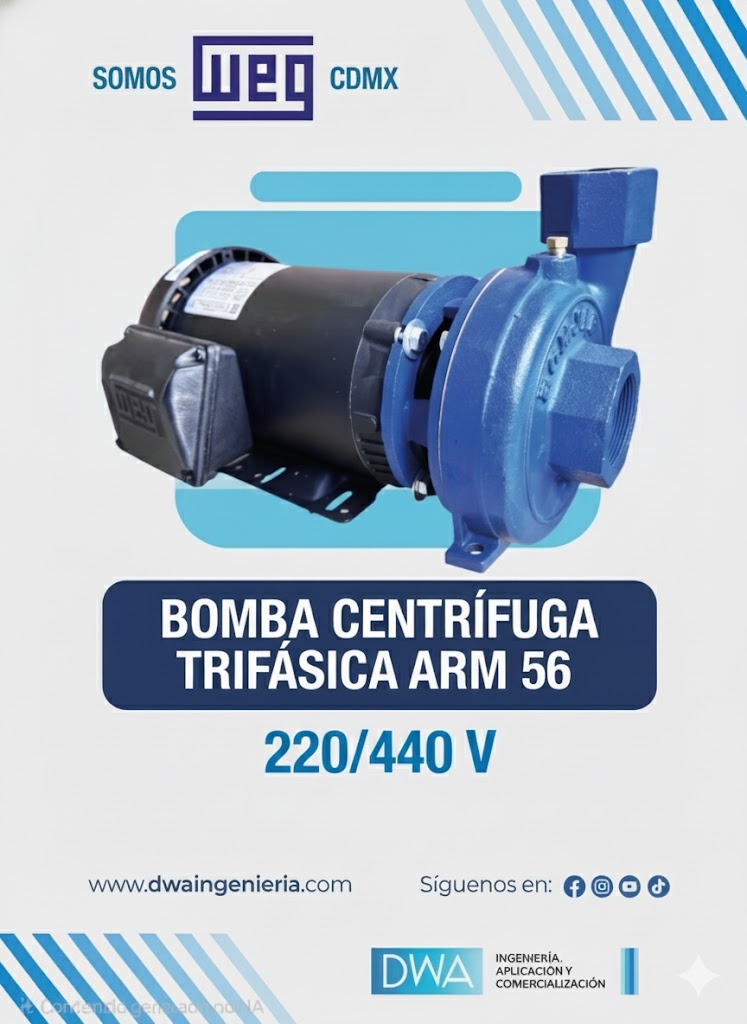 Bomba centrífuga trifásica arm 56