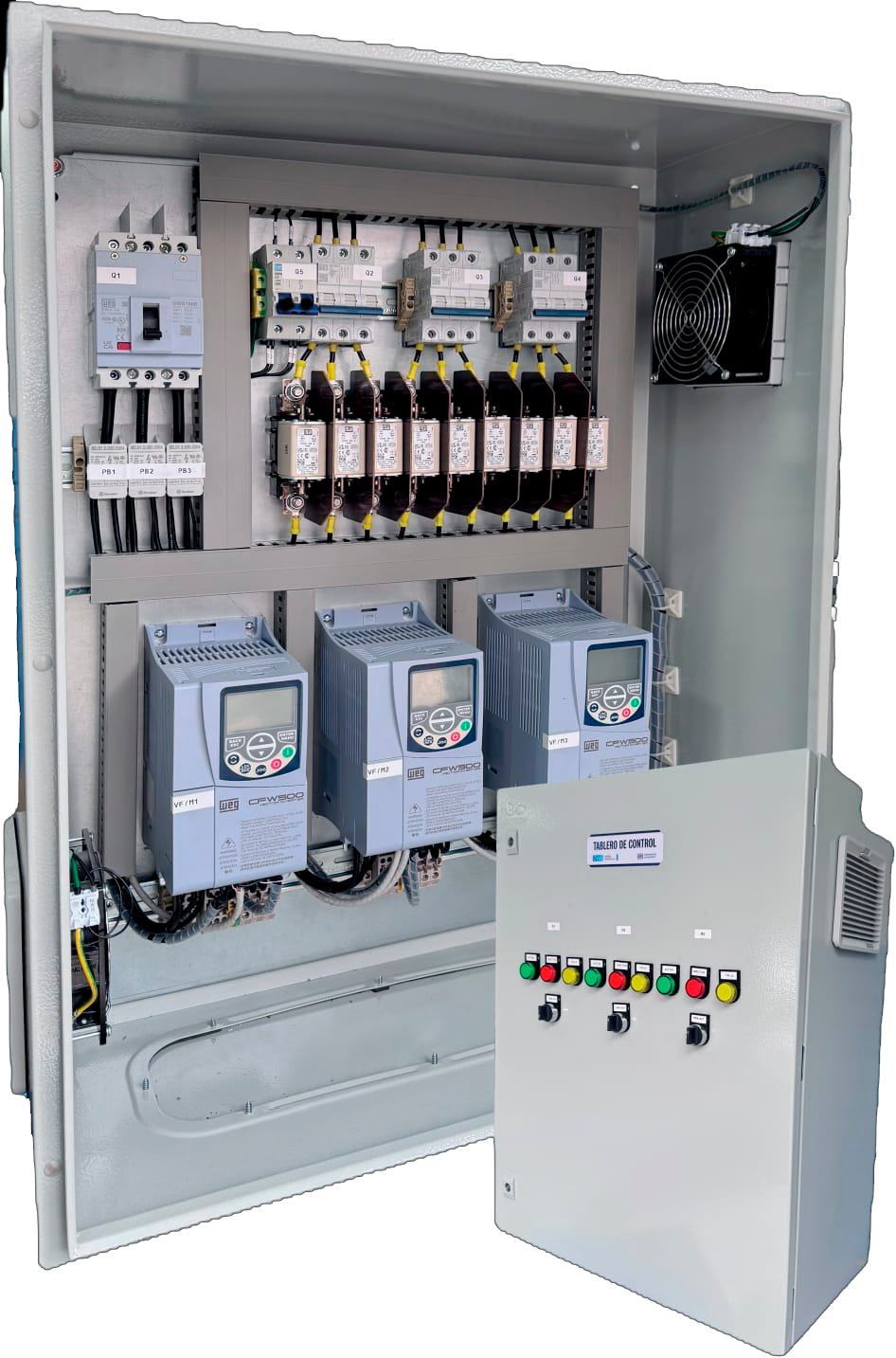 Tablero eléctrico de control de presión constante - velocidad variable